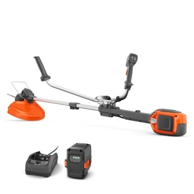 Žoliapjovė akumuliatorinė HUSQVARNA 220iR su akumuliatoriumi ir įkrovikliu